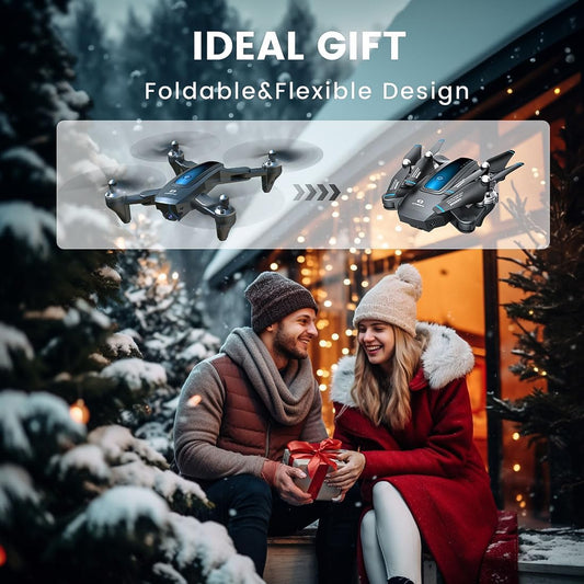 RC Quadcopter Helicopter, D10 Drone with Camera for Adults and Kids