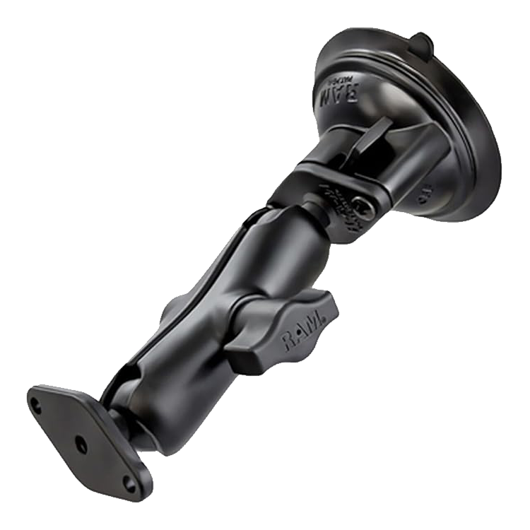Ram Double Ball Twist-Lock Suction Cup Mount