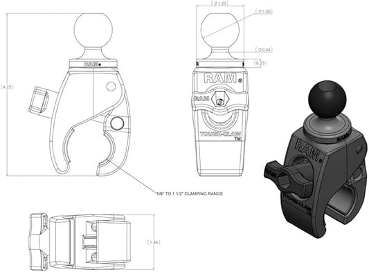 Ram Mount Clamp Base