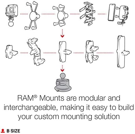 Ram Mount Suction Base - Twist-Lock with Ball